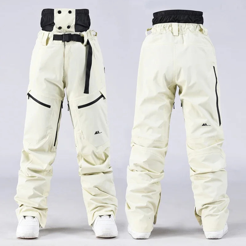 2024 Mountain Sport Woman Snowboard Overalls Windproof Men Skiing Pants Outdoor Snow Trousers Hiking Waterproof Warm Ski Clothes 241010