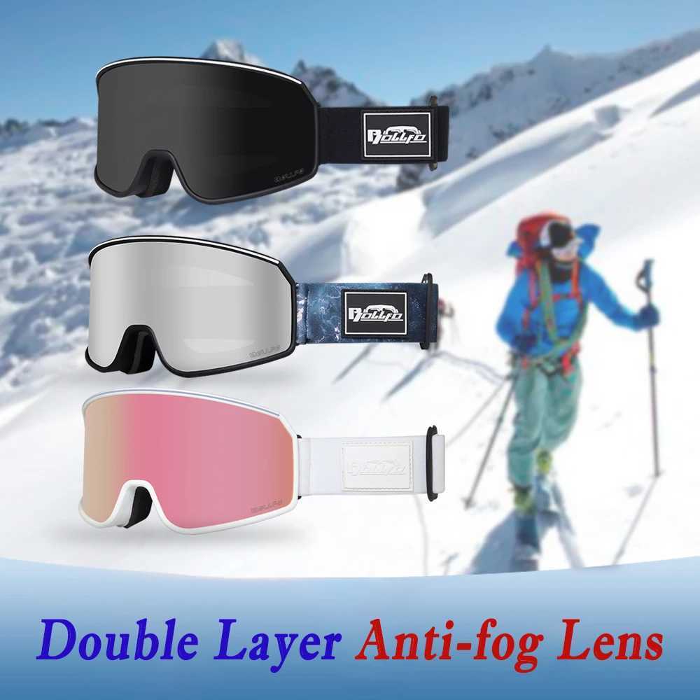 Mens double-layer skiing goggles womens double-layer anti fog UV400 sports skiing goggles snowboard goggles CL241010