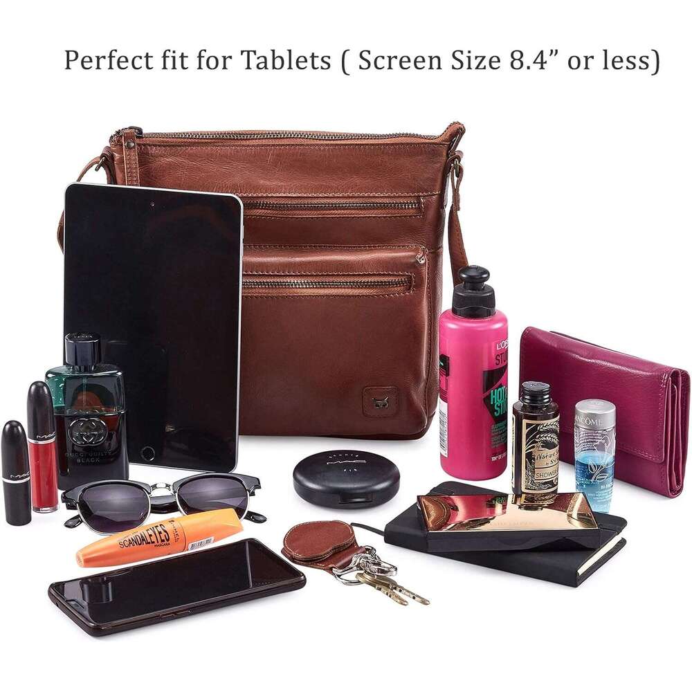 Small Crossbody Bags for Women Real Leather Purse Handbags Crossover Over the Shoulder Pocketbook