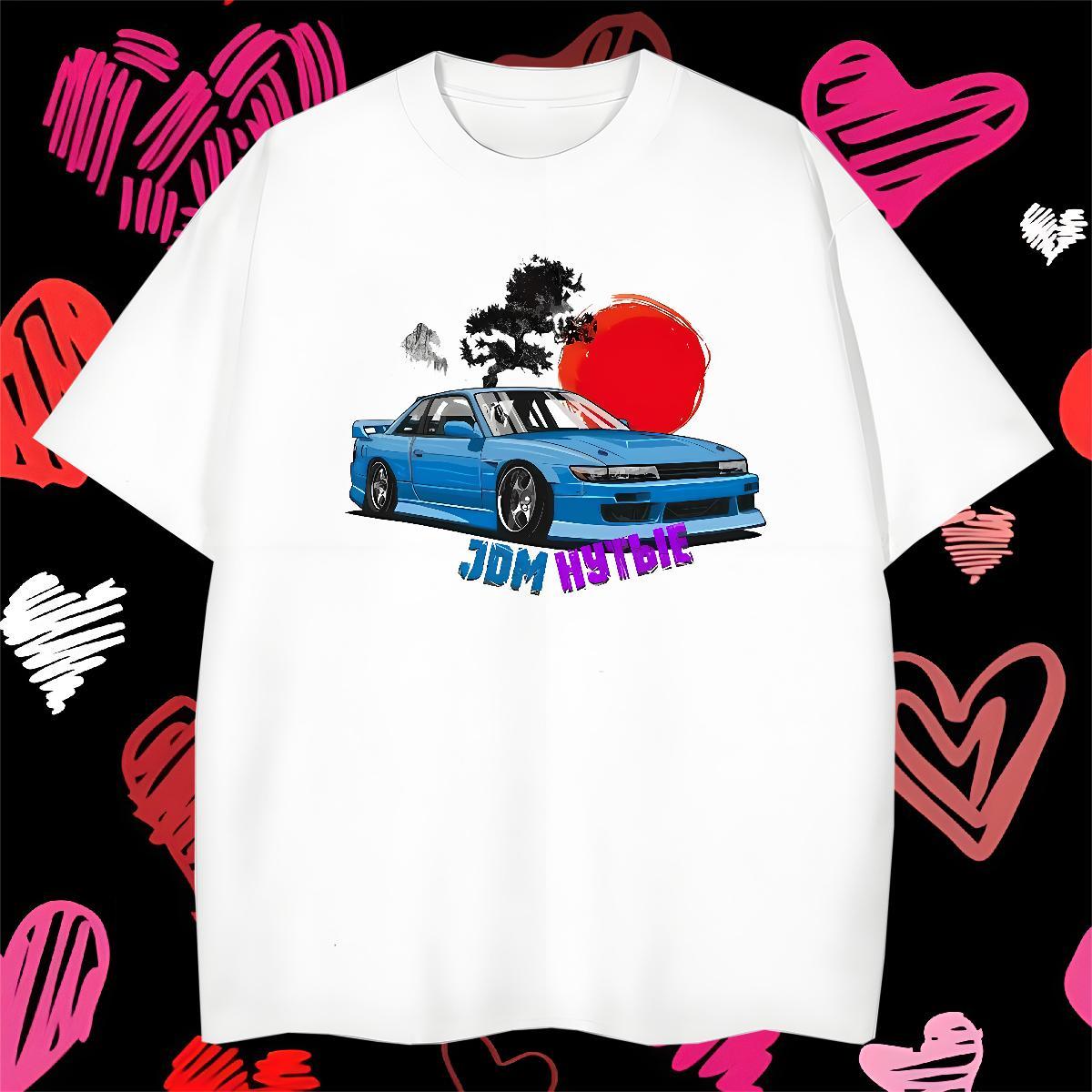 Designer Men T Shirts 230g Cotton sun Street Casual Anime O Neck Short Sleeves Men Tshirts 2024 New Tops Shirt