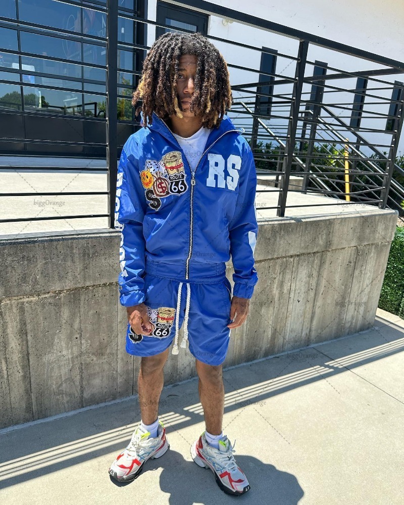 Loose Casual Jacket Letter Anime Print Oversized Sweatshirt Men Y2k High Street Brand Fashion Zipper Hoodie Women