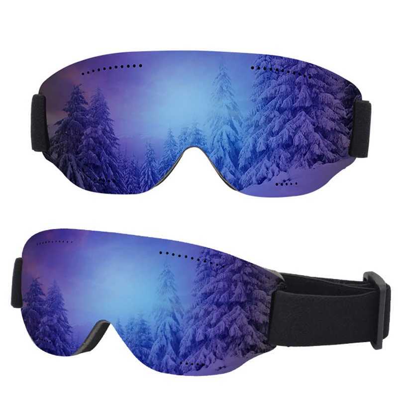 Professional REVO coated high-definition lens single-layer ski goggles UV400 anti fog ski goggles CL241010