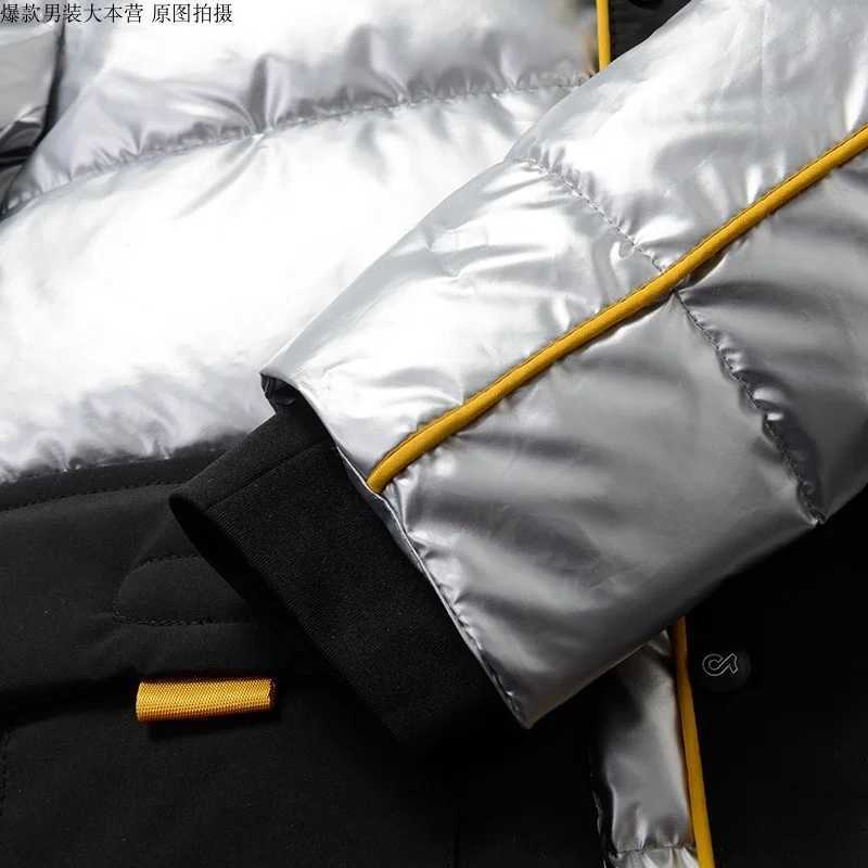 Men's Down Parkas Mens cotton winter jacket mens Tn jacket fashionable mens hooded mens casual jacket Y241009HVQ0