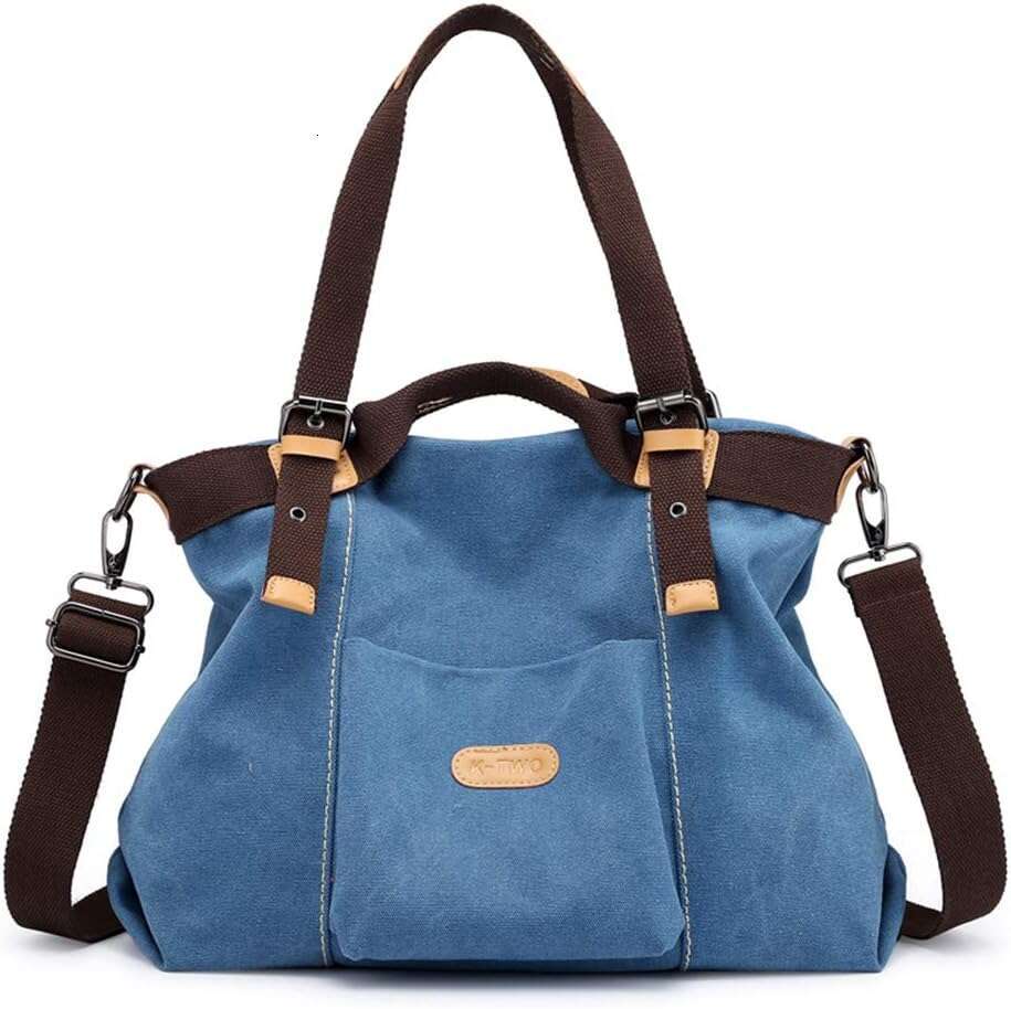 Women Hobo Handbags Canvas Casual Vintage Shoulder bag Daily Purse Tote Crossbody Shopper Bag