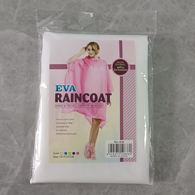 Adult raincoats are available in various colors for both men and women