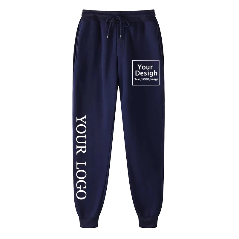Customize your own n with Trouser text DIY pants casual sports mens jogging fashionable 241010