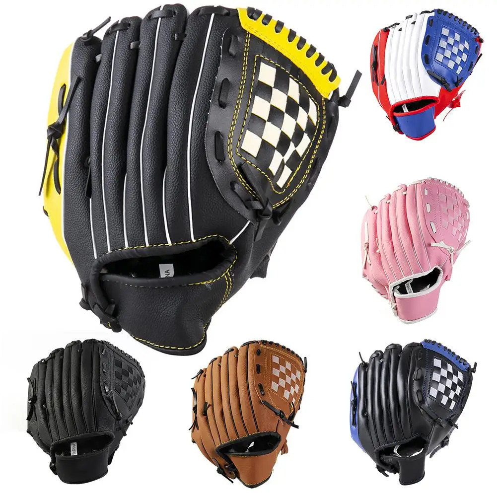 Outdoor Sports Youth Adult Left Hand Training Practice Softball Baseball Gloves Outdoor Sports Accessories 241010
