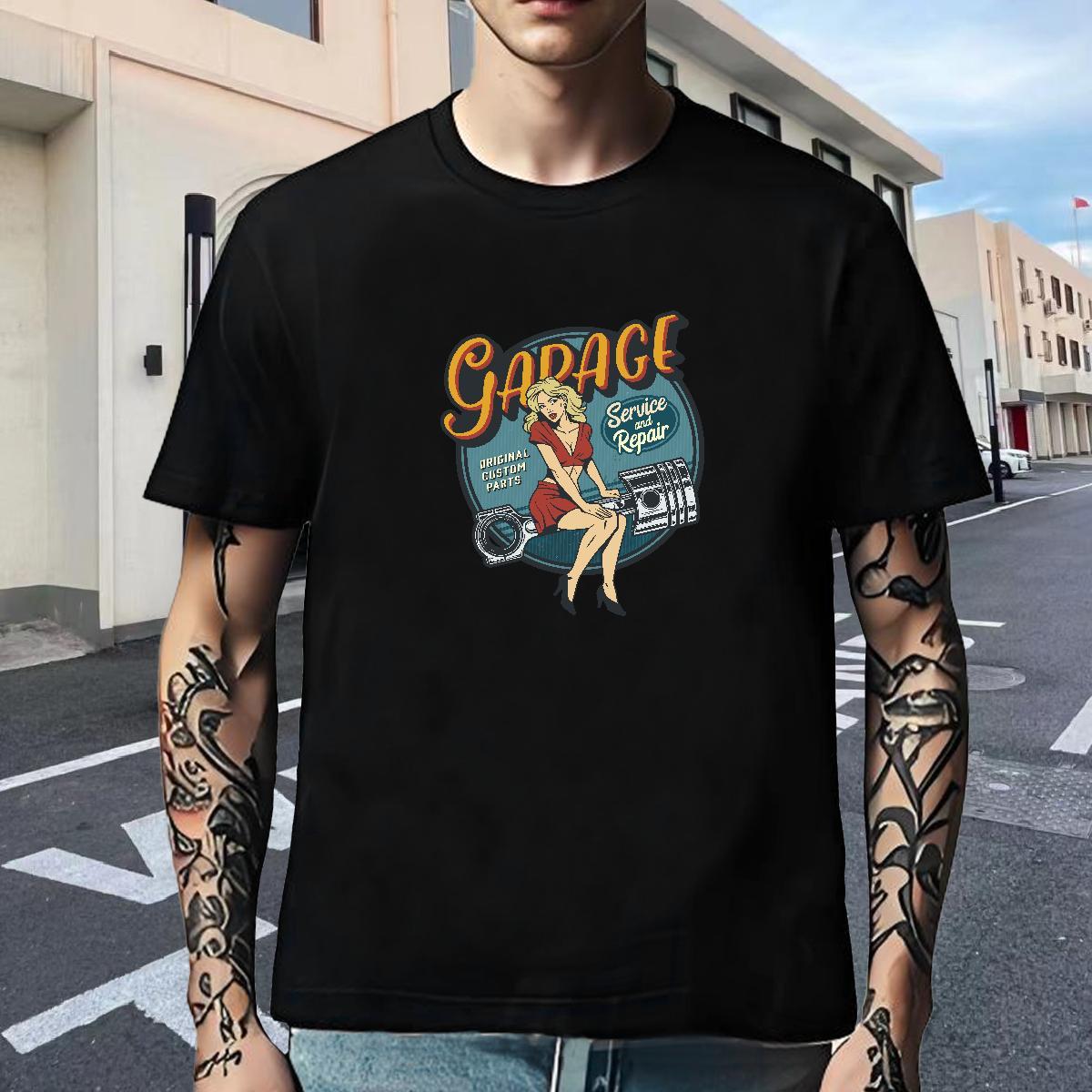 Loose Fit Man T Shirts 230g Pure Cotton character Daily Wear DIY Logo Oversized Breathable Short Sleeve Men Tees New Tops Tees