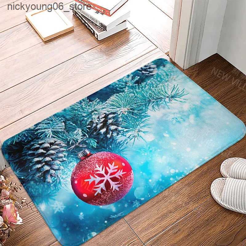 Non-Slip Bath Mats House entrance carpet christmas Home doormat entrance Room Bath mat Foot mat bathroom non-slip mat Kitchen water absorption mat L24