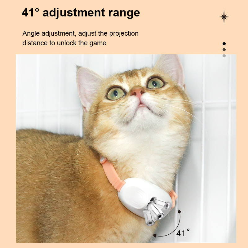 Cat collar automatic laser strip, consumes pet energy, attracts attention, suitable for daily play use