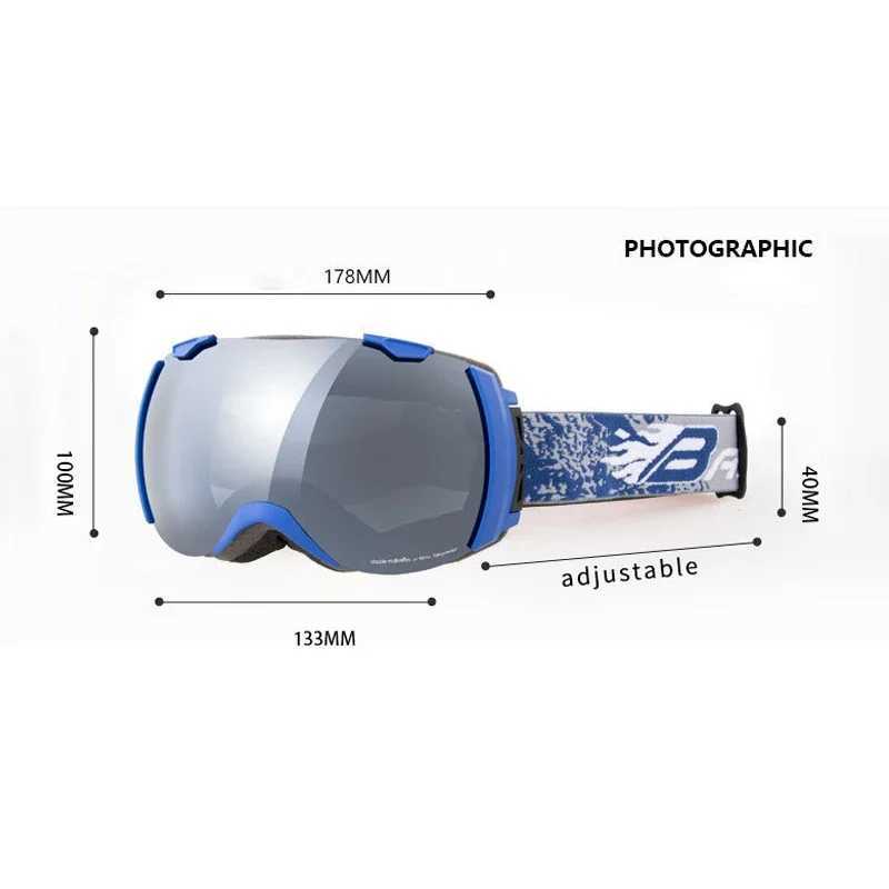 Sports womens ski goggles winter mens motorcycle mask mountain womens snowboard goggles anti fog dual lens mens ski goggles CL241010