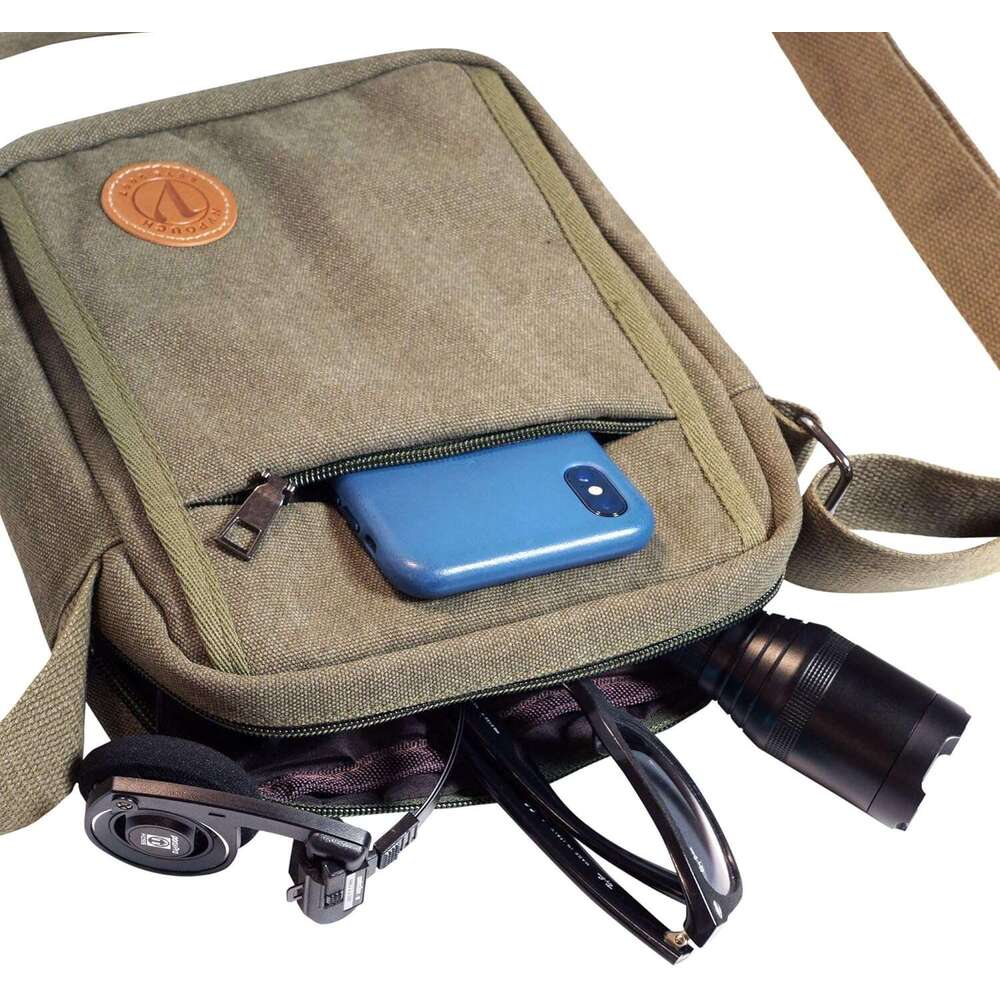 Tahoe Nupouch Bag Crossbody Purse Travel Pack Army Green