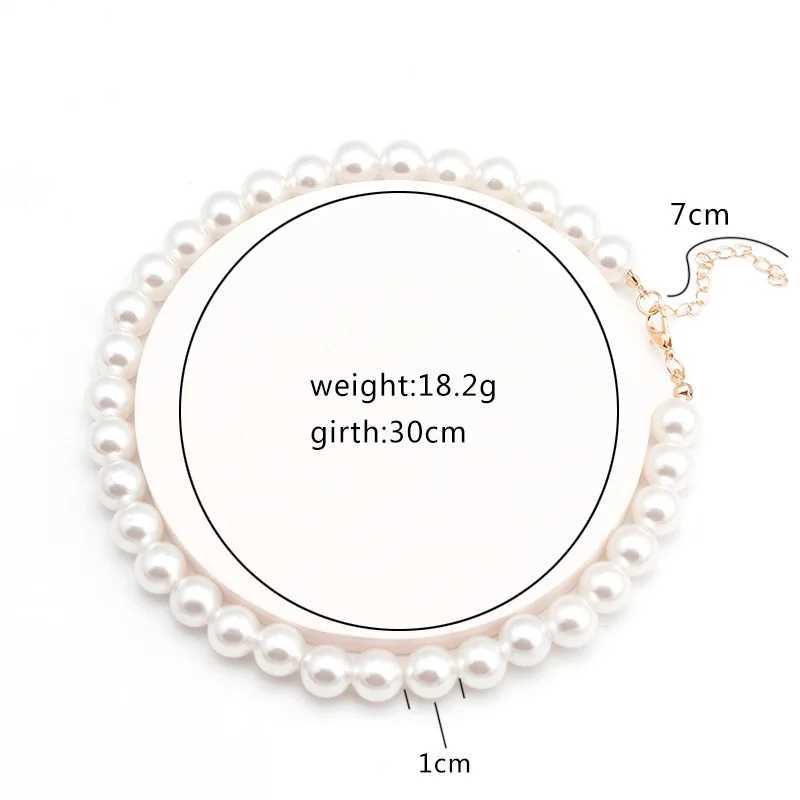 Pearl Necklace Sweet cute and charming Fashion Clavicle Chain Pearl Pendant Sweater Chain Fashion JewelryX241009