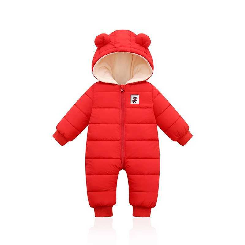 Down Coat Fashion Winter Baby Girl Clothes Hoodies Overalls Newborn Jumpsuit Baby s Snowsuit Snow Wear Boys Coats Children Clothing 2Y H241010