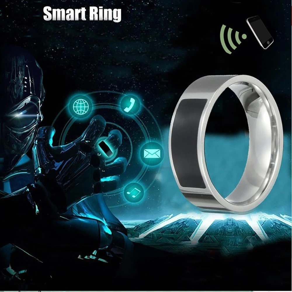 Smart Ring NFC Multifunctional Waterproof Smart Ring Wearable Finger Digital Ring Smart Accessory 241009