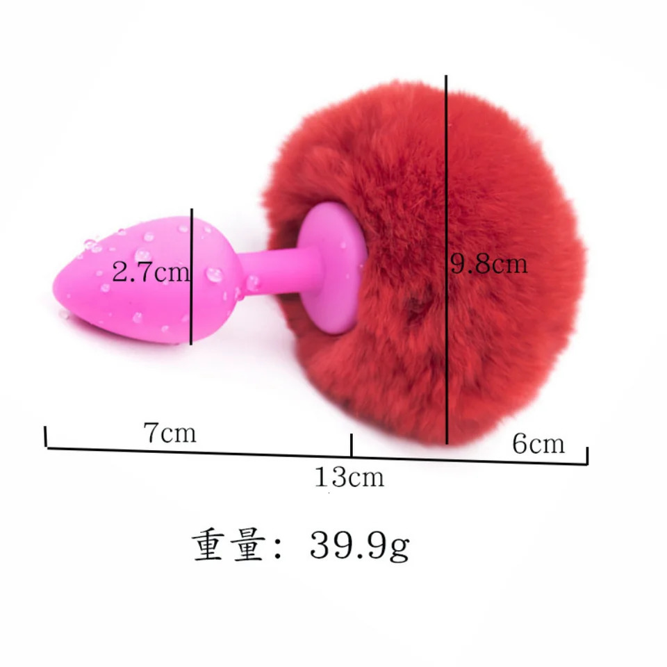 Silicone Anal Plug Rabbit Tail Butt Plug Cosplay Games Flirt for Gift BDSM Erotic Anus Toys Sex Toys for Female Male Couples Gay 241010
