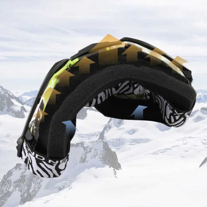 Motorcycle goggles ski goggles anti fog ski goggles outdoor sports bike hiking ski goggles CL241010