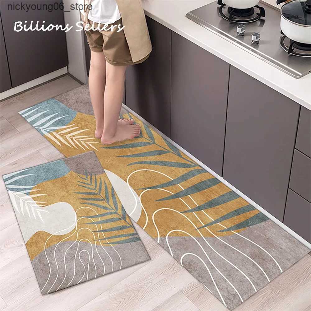 Non-Slip Bath Mats Kitchen Rug Durable Home Entrance Doormat High-end Kitchen Mats For Floor Waterproof House Hold Washable Non-slip Large Carpet L240
