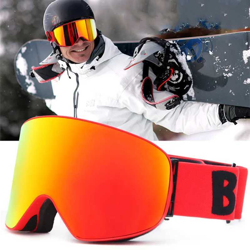 Winter ski goggles with dual anti fog coating 100% UV400 sports ski goggles CL241010