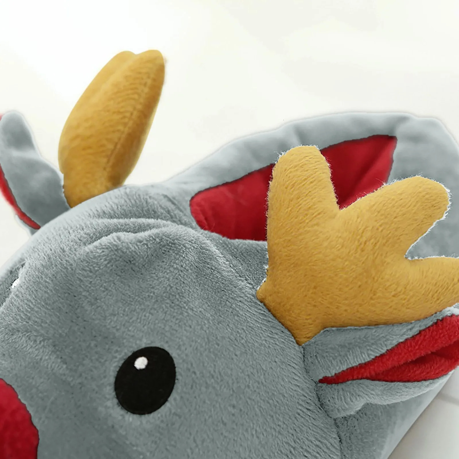 Womens Slippers Deer Christmas Shoes Cotton Plush Cute Slippers Winter Cotton Indoor House Flat Floor Soft Warm Plush Slippers 241010