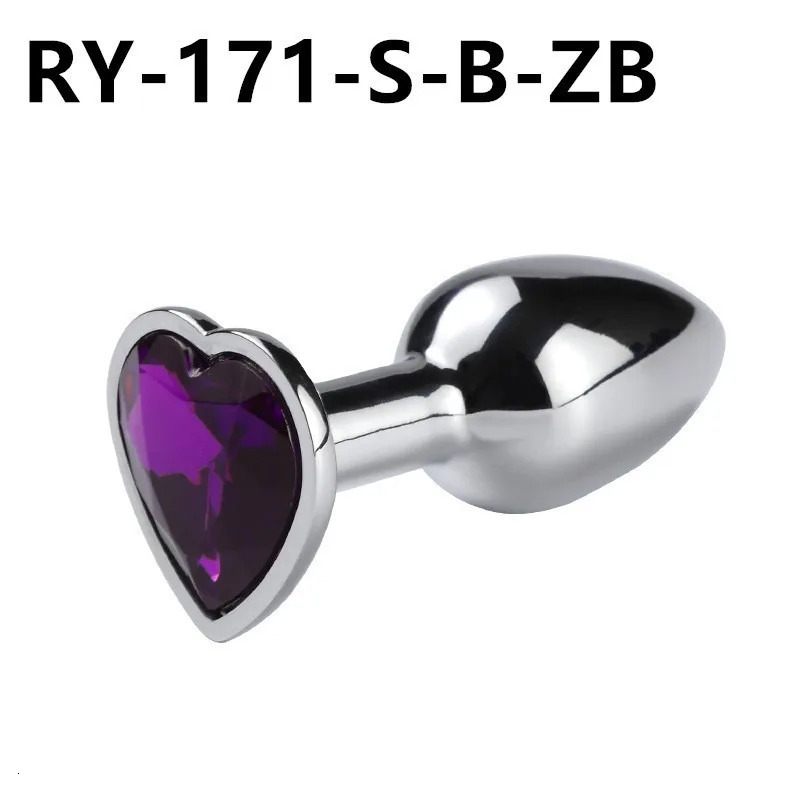 Heart Base Mini Smooth Metal Anal Plug Beginner Butt Plug Masturbation Stimulator Tool Sex Massager Adult Sex Toys For Man Women 241010