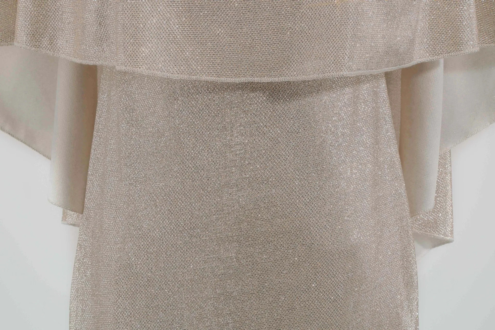 Summer Style Back Ruffled Chest Wrapped Dress Sparkling Hip Wrapping Split Evening 241009