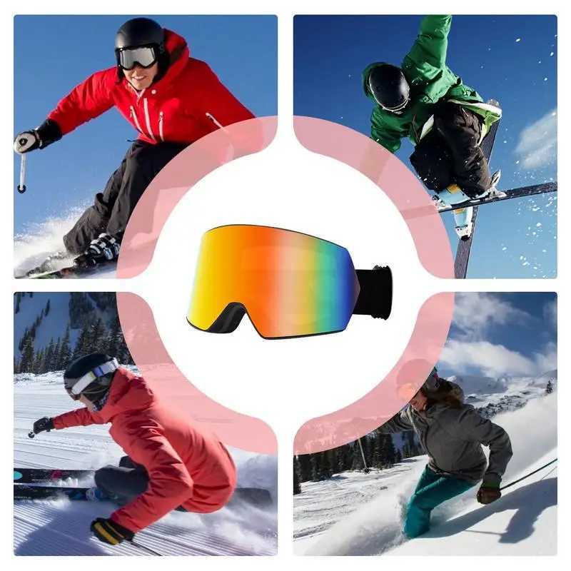 Ski goggles windproof bicycle goggles winter anti fog ski goggles ski face shields mens tactical goggles CL241010
