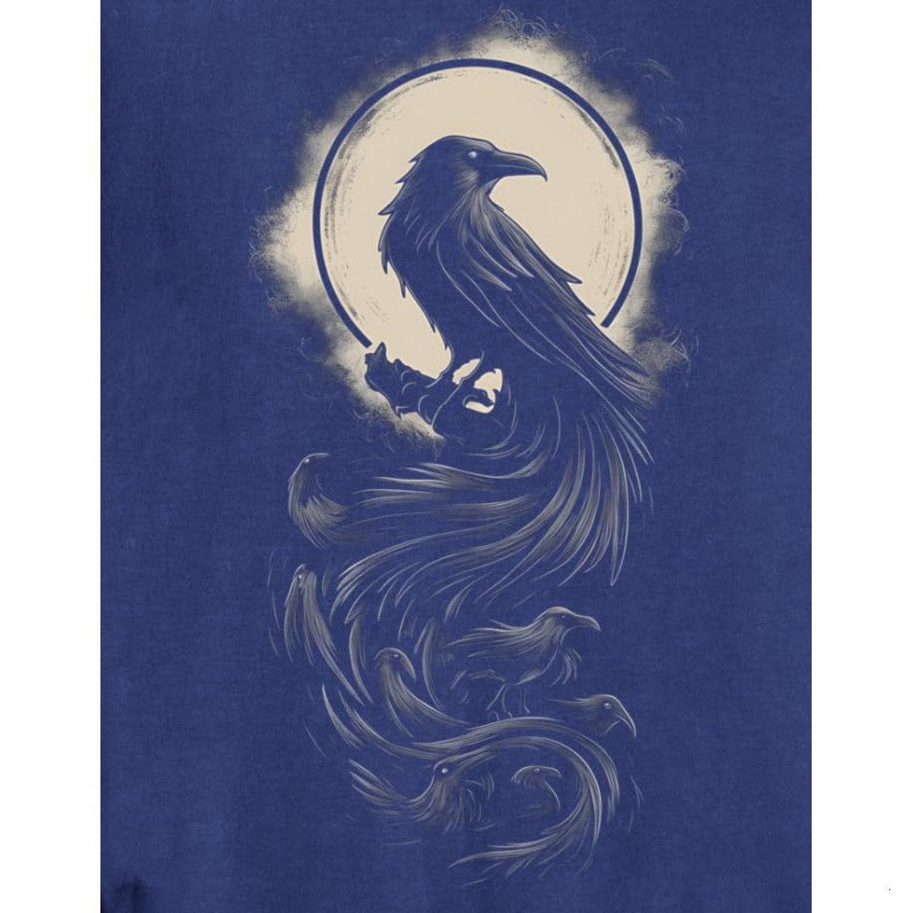 Long Sleeve Shirts for Men sweatshirt Raven Bird Cool Birdwatching Birder Bird Design Sweatshirt T shirt Tee Streetwear Casual tops clothes