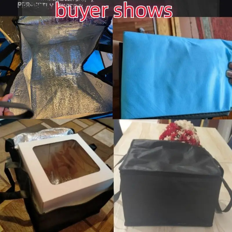 Large NonWoven Thermal Insulation Package Lunch Bag Picnic Portable Container Bags Fresh Ice Cooler Food Insulated 240925