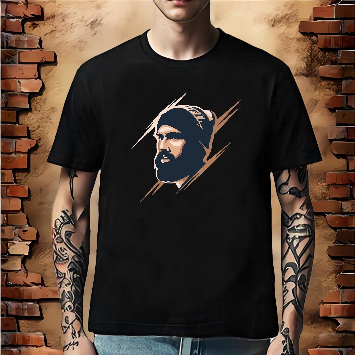 Wholesale T-Shirts for Men 230g 100% Cotton portrait Daily Outfit Custom Anime Short Sleeve Soft Tshirts New Designer Clothes