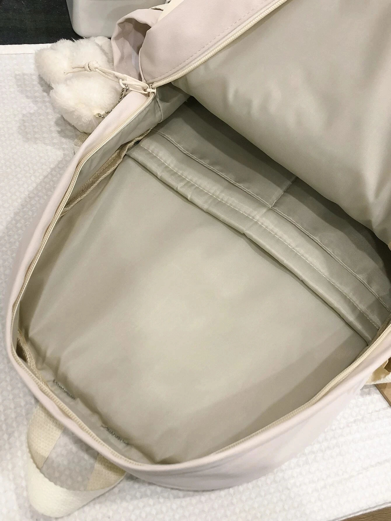 Waterproof fashion backpack large capacity antitheft school bag with pendant suitable for teenagers girls students very schools 241008