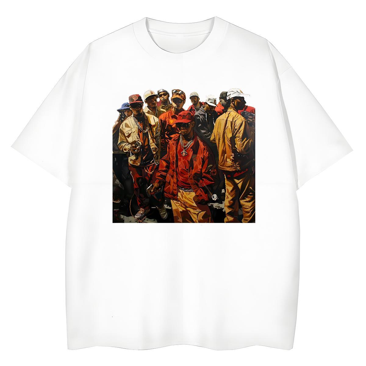 Designer Mens T Shirts 230g Pure Cotton character Casual Beach DIY Printed Breathable Short Sleeve Tshirts Factory Direct Tops Tees