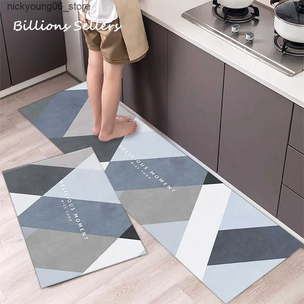 Non-Slip Bath Mats Kitchen Rug Durable Home Entrance Doormat High-end Kitchen Mats For Floor Waterproof House Hold Washable Non-slip Large Carpet L240
