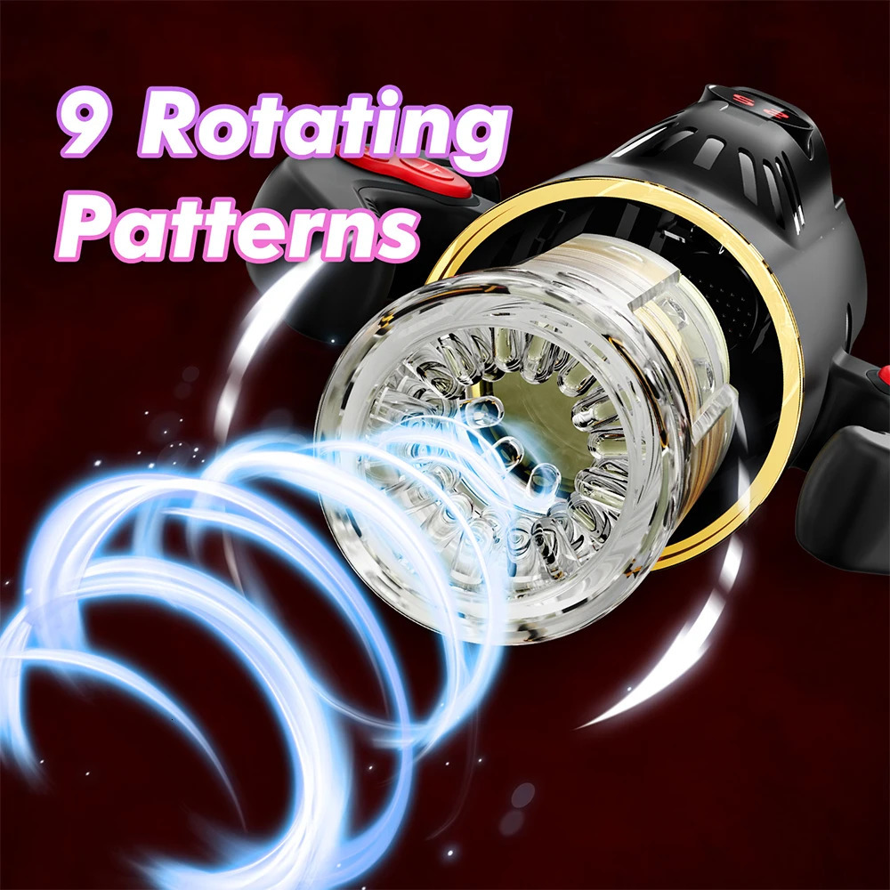 Automatic Telescopic Sucking Male Masturbator Cup Powerful Vibration Rotating Masturbator Pocket Gamepad Sex Toys for Men 240914