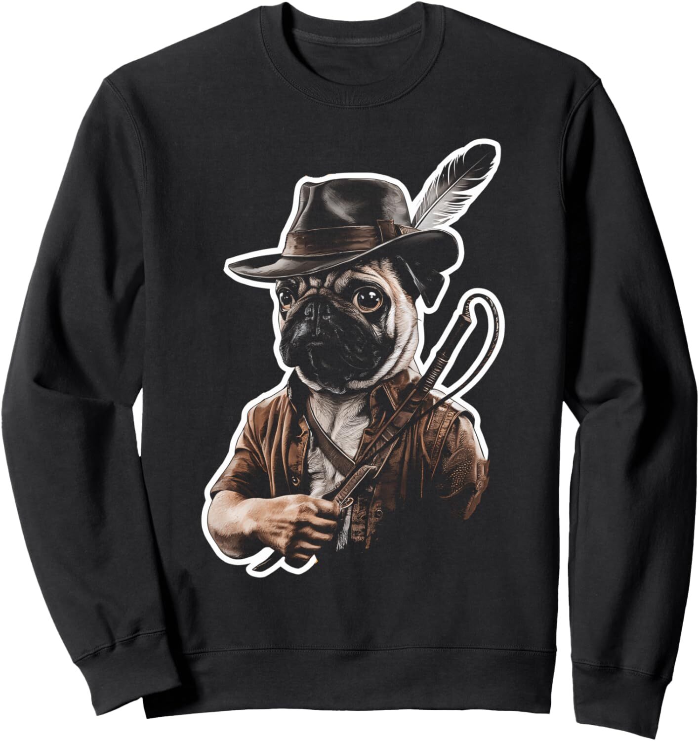 Long Sleeve Shirts for Men sweatshirt Dog Hunter Funny Dog Owner Dad Mom Gifts Holiday Tees Sweatshirt Tee Streetwear Casual tops clothes