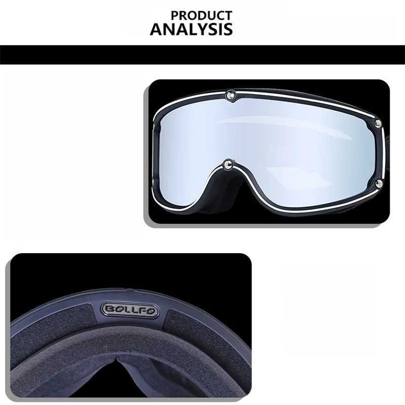 2023 new womens skiing glasses outdoor anti fog and windproof skiing board snow glasses double-layer sports skiing glasses CL241010