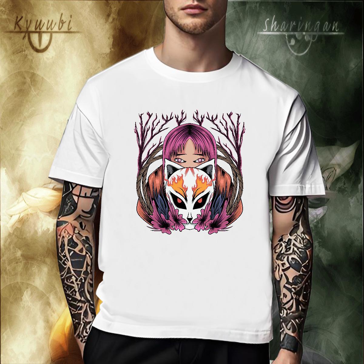 Wholesale Mens T Shirts 100% Cotton 230g portrait Casual Daily Wear Black White Short Sleeve Soft Men Tshirts Fashion Design Tee Shirt