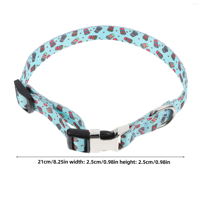 Dog Collars Pet Collar Supple For Dogs Soft Cat Puppy Printed Decorative Large Portable