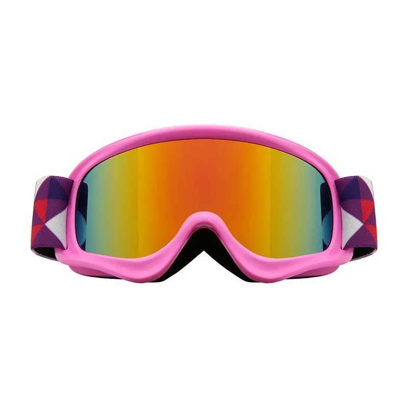 Childrens skiing goggles with dual anti fog UV400 for children aged 3-12 glasses for snow eyes outdoor sports for girls and boys snowboarding CL241010