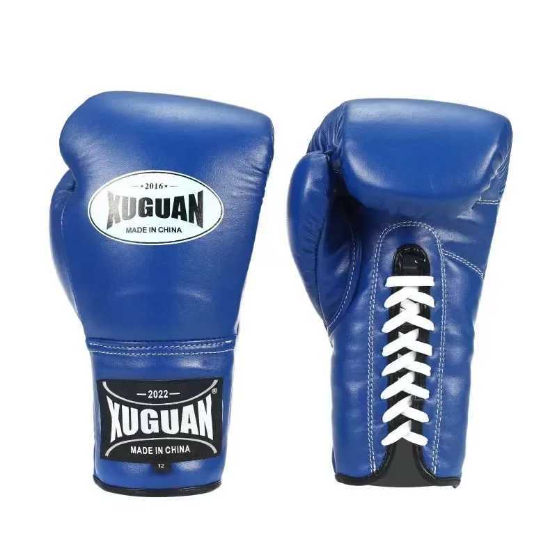 14oz MMA Mens Boxing Gloves Womens Professional Sanda Boxing Gloves Muay Thai Gloves Taekwondo Training Equipment W241010