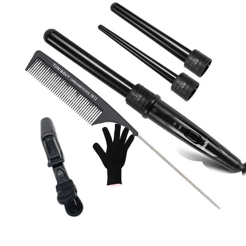 DoDo 3 In1 Hair Curlers Care Styling Curling Iron Wand Interchangeable Hair Iron Curler Set Curler Hair Styles ToolXJ241010