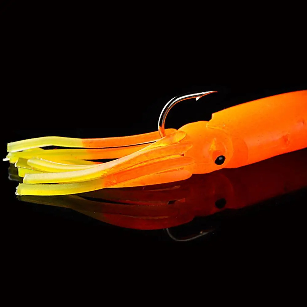 SUNMILE Fishing Soft Squid Daisy chain Lure 12cm Squid Jig Fishing Lures For Sea Fishing Wobbler Bait Trolling Fishing Lure 241010