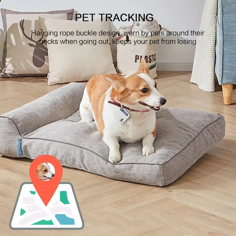 Smart Bluetooth GPS Tracker Work with Apple Find My APP ITag Anti Lost Reminder Device MFI Rated Locator Car Key Pet Kids Finder