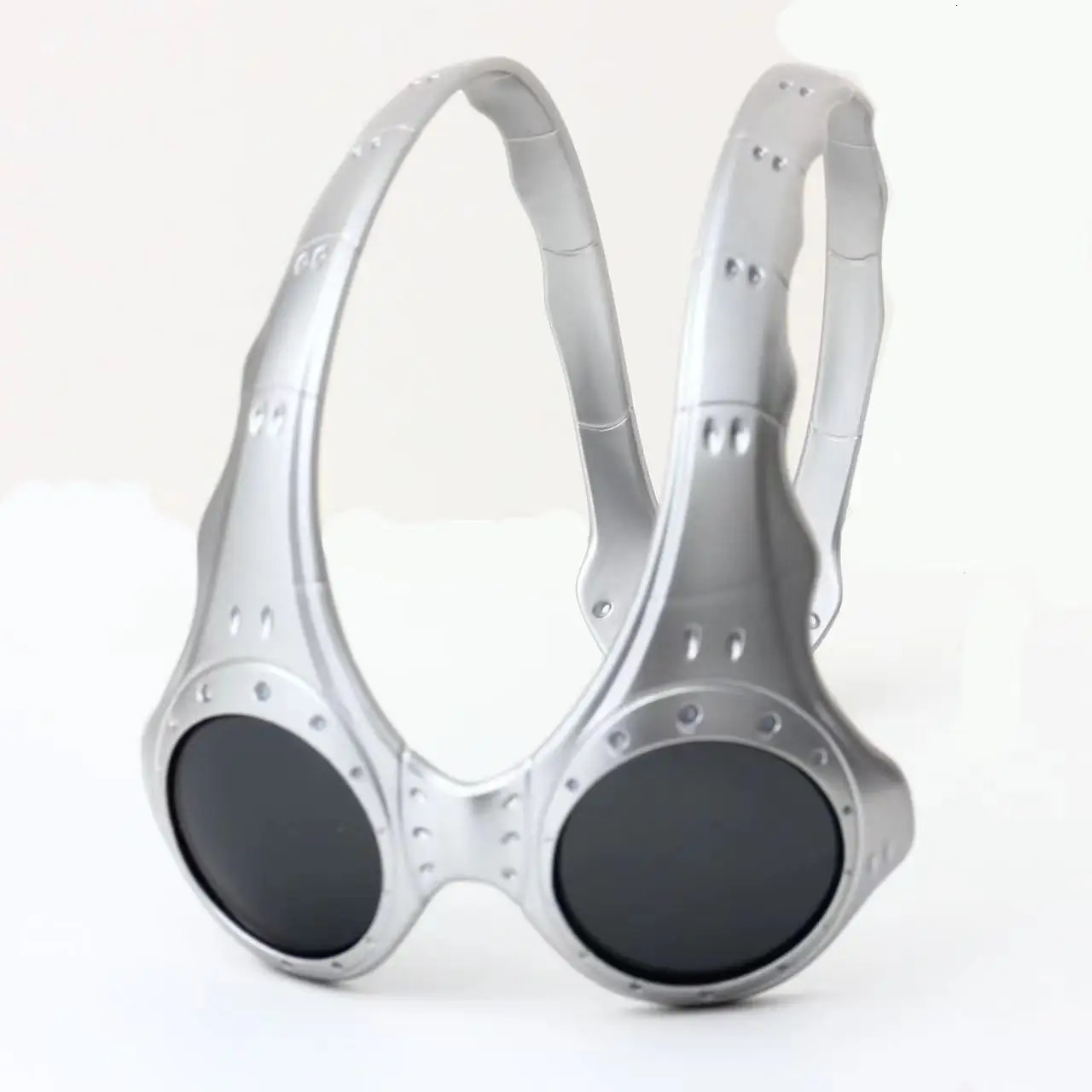 Men Super Large Shaped Y2K Head Set Alien Sunglasses Fashion Women Personalized Party Personalized Goggles Fishing Ocean Mirror 241007