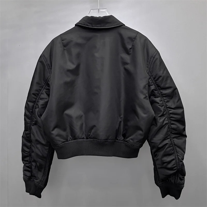 Womens Winter Jacket Autumn Jacket Baseball Collar Slim Fit Suitable for Womens Jacket Bomber Jacket y2k Cotton Pad Jacket 240930