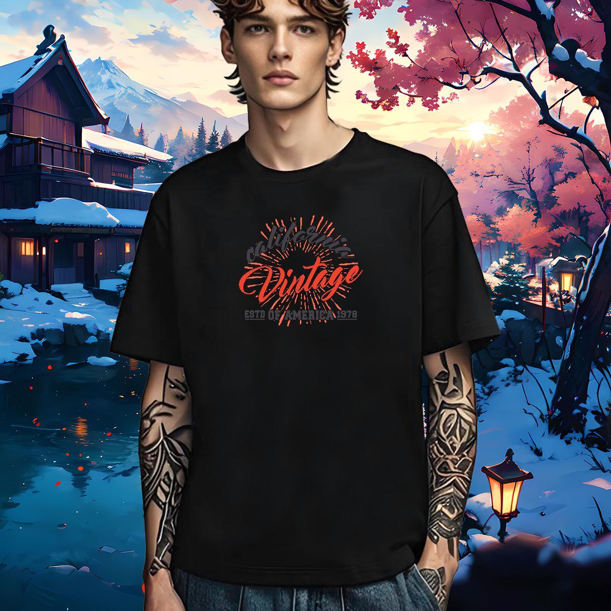 Soft Mens T Shirts 230g Cotton letter Summer Casual Custom Print Plus Size Pure Cotton Tshirt for Man Woman 2024 Summer Tee Shirt