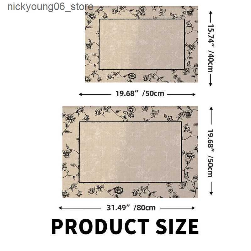 Non-Slip Bath Mats 50x80 Super Absorbent Bath Mat Floor Foot Mats Anti Slip Quick Dry Bathroom Carpet Toilet Rugs Doormat Washable L240910