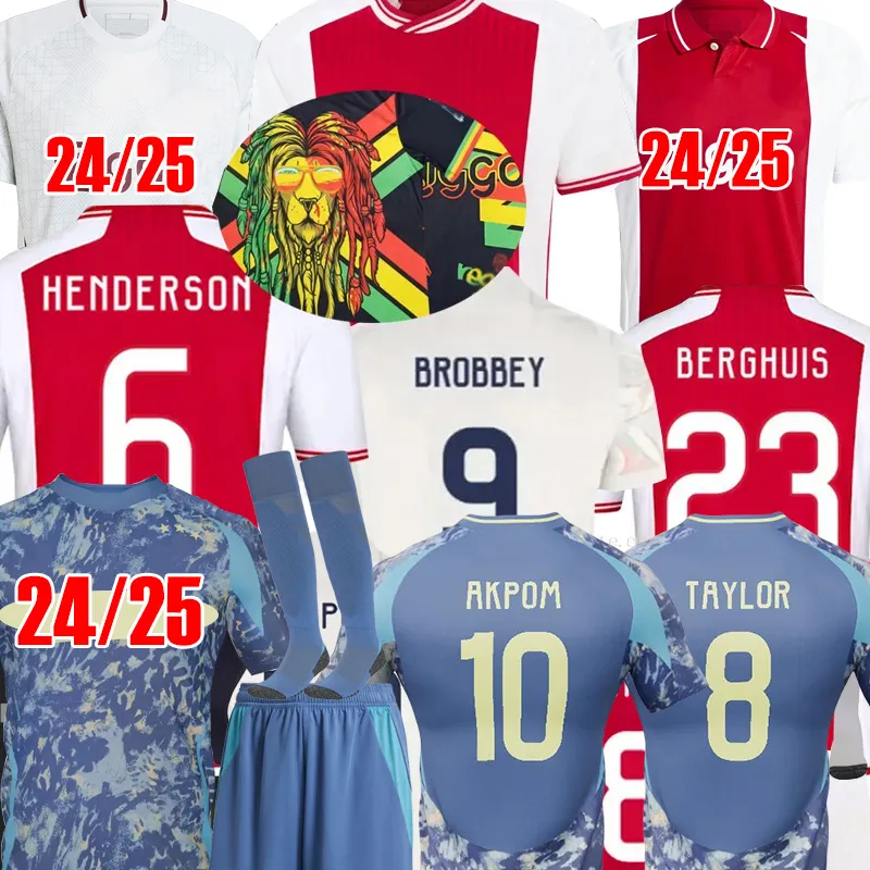 4XL 24 25 HENDERSON BROBBEY BERGHUIS Soccer Jerseys BERGWIJN AKPOM BASSEY Third black Kit MARLEY 2023 2024 away men kids uniforms CRUYFF training football shirts
