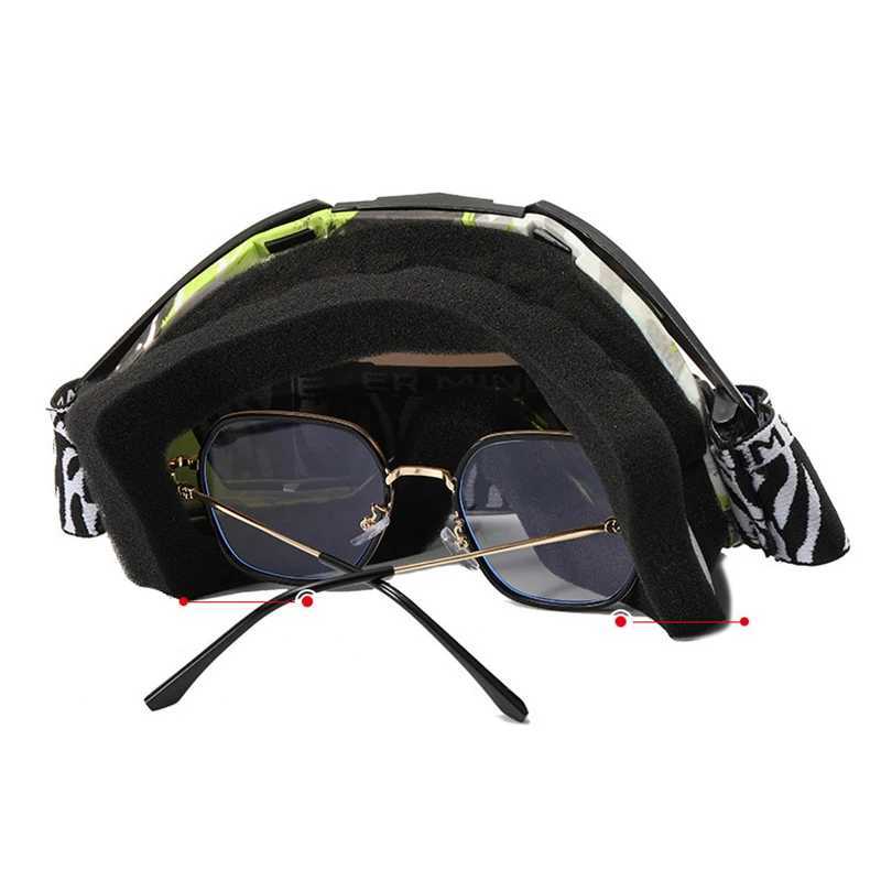 Motorcycle goggles ski goggles anti fog ski goggles outdoor sports bike hiking ski goggles CL241010