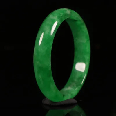 Natural primitive ecological pattern fine Myanmar jade green bracelet 54mm-64mm womens jade bracelet send girlfriend send mom 241007
